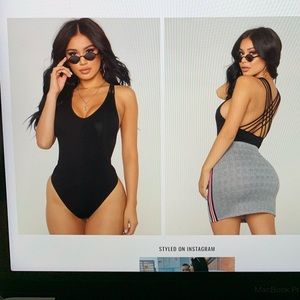 Dusk till dawn strapped bodysuit